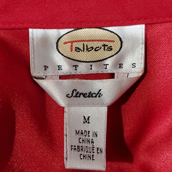 Talbots Stretch Button Up Shirt - Picture 3 of 4